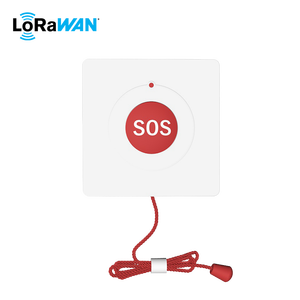 Botón de Pánico Inalámbrico LoRaWAN, Alarma SOS Inteligente para Trabajadores Solitarios, Personal de Seguridad y Protección del Personal Hospitalario - Product Image 1