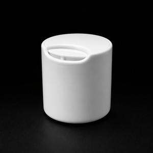 Tappo a Pressione in Plastica con Dispenser a Disco 24/410 Bianco per Bottiglie Cosmetiche, Vendita all'Ingrosso Diretta dalla Fabbrica, Coperchi Personalizzati OEM - Product Image 1