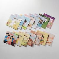 Impression personnalisée de livrets pour enfants avec reliure parfaite, impression offset et numérique sur papier couché et cartonné, boîte incluse