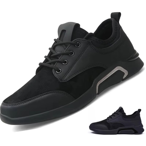 Chaussures de marche en gros pour hommes, à fermeture éclair, tendance sport, respirantes, en maille - Product Image 3