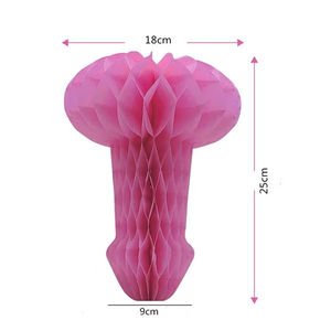 Linternas de Papel con Forma de Pene Divertidas Estilo ROMANCE para Decoración de Despedidas de Soltera, Adorno de Mesa para Noche de Solteras, Boda - Product Image 1