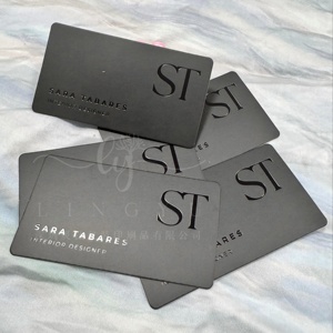 Cartes de visite personnalisées avec logo en feuille d'or noire, cartes de vœux et de remerciement, cartes de visite haut de gamme - Product Image 2