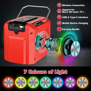 <span class=keywords><strong>Altavoz</strong></span> Bluetooth de 10 W Compatible con la Batería Milwaukees 18v M-18, <span class=keywords><strong>Altavoz</strong></span> Inalámbrico Pequeño y Portátil para Acampar, el Hogar y Fiestas - Product Image 5