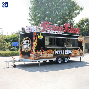 Remolque de Comida Móvil CAMPTRL con Equipamiento de Cocina Completo, Pizza, BBQ, Café, Postres, Camión de Comida Móvil, <span class=keywords><strong>Furgoneta</strong></span> de Comida Callejera - Product Image 1