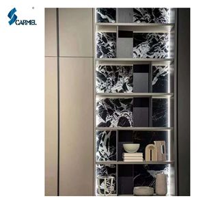 Nouveautés 2024, carrelage mural de salle de bain en marbre noir Napoléon, grand marbre antique, comptoir <span class=keywords><strong>d</strong></span>'îlot en marbre, table en marbre - Product Image 4