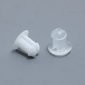 Hot Sell 8*7*4.5mm Clear Plastic Screws Hole Plugs Anticollision Embedded Soft Hole Plugs