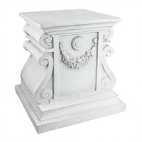 Socle de statue de jardin de style européen, ornement créatif en résine pour la décoration de la cour