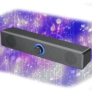 Altoparlanti per PC cablato altoparlante wireless Sound Bar 3.5MM cavo Audio per Laptop/PC/TV/Gaming