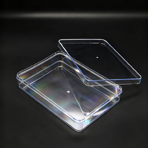 Hochwertige Lebensmittelechte Rechteckige Transparente PS-Aufbewahrungsbox mit Deckel für Handwerk & Kekse Schokoladen- & Süßigkeitenverpackung - Product Image 1