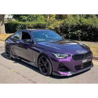 Kit Carrosserie Style MP en Fibre de Carbone pour BMW Série 2 G42 M240i : Lame Avant, Diffuseur Arrière, Aileron Arrière, Jupes Latérales, Calandre