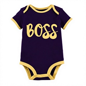 Fabricante Mayorista de Peleles de Punto para Bebés y Niños Pequeños, 100% Algodón Orgánico, Manga Corta, Cuello Asimétrico, Transpirables, Suaves para el Verano - Product Image 1