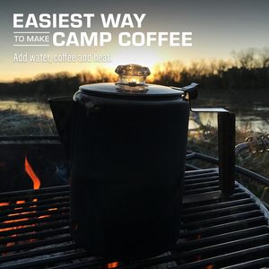 Nuova Tendenza 2026: <span class=keywords><strong>Caffettiera</strong></span> Americana in Acciaio Inox con 9 Tazze, Design Classico, Strumenti per Barista, Macchina da Caffè per Campeggio - Product Image 3