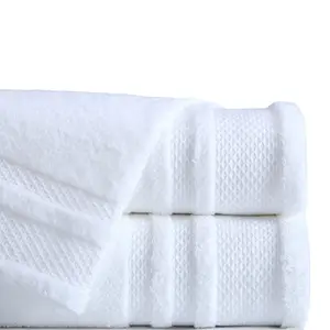 5 stelle Di Lusso Di trasporto Personalizzato Logo 100% Cotone Faccia Bianca Da Bagno A Mano Spa asciugamani per hotel