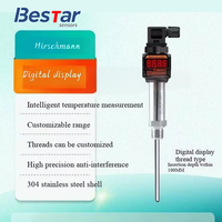 Transductor de Temperatura Pt100, Sonda de Termopar, Sensor de Temperatura OEM ODM, Clasificación IP66, Resolución de 0.1C, Transmisor de Temperatura
