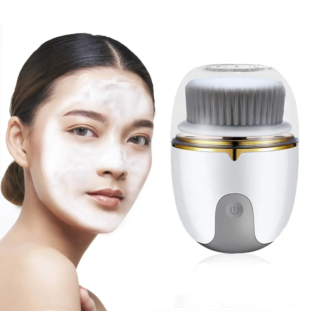 Iksbeauty Hot Rechargeable Products Electric Silicone Facial Cleansing Brush Ultrasonic Skin Care Women Beauty Tools