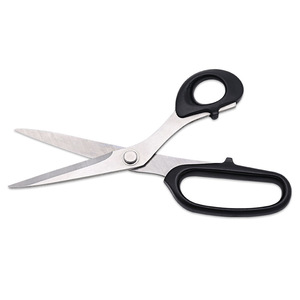 8 Inch Stainless Steel Tailor Scissors Black Handle For Fabric Leather Sewing Cutting Yangjiang Made - Product Image 4