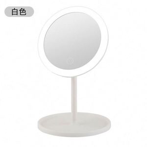 LED Stainless Steel Makeup <b>Mirror</b> with Adjustable Fill Light Portable and Durable Desktop Beauty Tool - Product Image 3