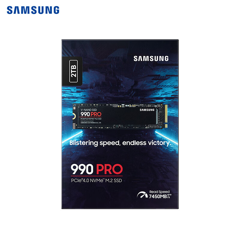 Samsung 980 PROは 1TB PCIe 4.0 Samsung 980 PRO 1TB SSD, PCIe 4.0 x 4 M.2, M.2 2280 Internal