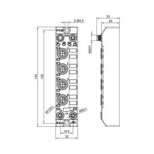 โมดูลควบคุมการทำงานของ FAS IOT โมดูล PLC โมดูล IO mqtt 4พอร์ตดิจิตอลอินพุตและเอาต์พุตไอโอโมดูลอีเทอร์แคท - Product Image 5