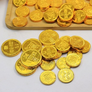 Bulk Wholesale Gold Coin Shape Bittersweet <strong>Chocolate</strong> 500g China Delicious Food for Holiday Parties and Children's Snacks - Product Image 3