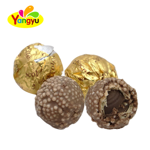 Bonbons au chocolat en forme de cœur, enrobés de feuille d'or, certifiés halal, en boîte métallique, vente en gros - Product Image 4