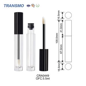 Tubo de Brillo Labial Vacío Personalizado con MOQ Bajo, Etiqueta Privada, Tubo Cosmético de 5 ml, Botellas de Brillo Labial Vacías con Pincel OEM - Product Image 2