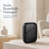 Diffuseur d'arômes intelligent pour centre de bien-être 400 ml, machine à parfum Bluetooth avec application, interrupteur ventilateur et minuterie, 500-1000 m³, 5 modes, verrouillage par clé