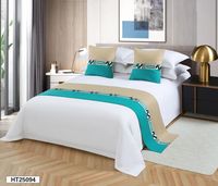 SANHOO – Ensemble de couvre-lits de luxe sur mesure, grande taille, pour hôtels étoilés, coloré et de haute qualité