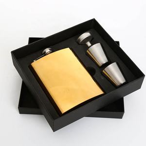 <span class=keywords><strong>Coffret</strong></span> cadeau de 8oz en acier inoxydable avec entonnoir, whisky, baume, flacon de hanche avec verres à shot, boîte cadeau de bonne qualité pour hommes et femmes - Product Image 5