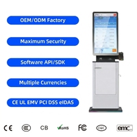Terminal de Pago con Pantalla Táctil Inteligente de 32 Pulgadas para Registro de Entrada y Salida en Hoteles, con Lector de Tarjetas de Crédito y Escáner, SDK
