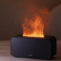 Coloré Flamme Led Lumière Humidificador Cool Mist Fire Air Humidificateur 120Ml Usb Flamme Diffuseur D'arôme Avec Ce Rohs