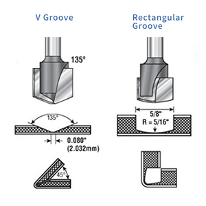 Weix <span class=keywords><strong>V</strong></span> rãnh Bộ định tuyến <span class=keywords><strong>bit</strong></span> 90/108/135 độ nhôm Composite <span class=keywords><strong>V</strong></span> rãnh <span class=keywords><strong>bit</strong></span> cho tấm ACP - Product Image 5