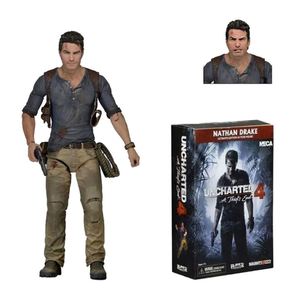 Figura de Acción de PVC de Nathan Drake de NECA Uncharted, Modelo de Personaje <span class=keywords><strong>para</strong></span> Coleccionar, Decoración del Hogar, Caja de Resina, Accesorio de Anime en Promoción - Product Image 1