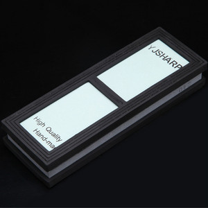 ADAEE 240 400 Grit <span class=keywords><strong>Carborundum</strong></span> Whetstone SIRF <span class=keywords><strong>piedra</strong></span> de <span class=keywords><strong>afilar</strong></span> personalizado dos lados Grano para cuchillos de cocina - Product Image 4