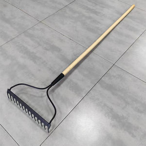 <span class=keywords><strong>Grattoir</strong></span> à gazon portatif, outil de déchaussement du sol pour <span class=keywords><strong>potager</strong></span>, avec manche en bois, type râteau - Product Image 6