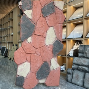 Losas de Piedra PU: Revestimiento de Pared Ligero de Gran Tamaño, <span class=keywords><strong>Roca</strong></span> Artificial de Alta Densidad para Decoración de Villas y Restaurantes de Lujo - Product Image 4