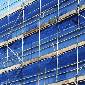 Red de andamio ignífuga azul HDPE al por mayor, Red de Seguridad de 110GSM para la construcción - Product Image 3