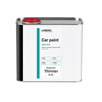 Diluant de peinture automobile haute teneur en solides pour la retouche OEM, qualité résine importée, évaporation, haute brillance, forte solvabilité, 0,5L