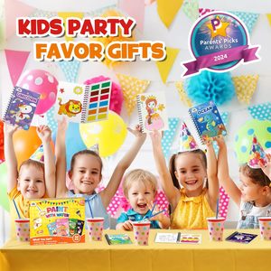 24 libri da colorare ad acqua per feste per bambini Mini rilegatura termica alla rinfusa 19x8cm età 4-8 piccoli sacchetti di compleanno insegnante di scuola - Product Image 3