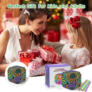 3D 感官活动板，硅胶指尖玩具，用于缓解压力、平静情绪、提高注意力、多动症和自闭症的促进玩具 - Product Image 6