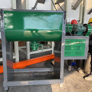 工業用水平セメントモルタルパテ粉末ミキサーリボンブレンダー機 - Product Image 4