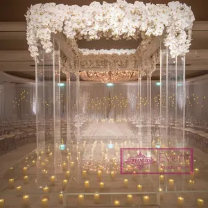Arcos de boda acrílicos transparentes rectangulares de muebles combinados a la venta