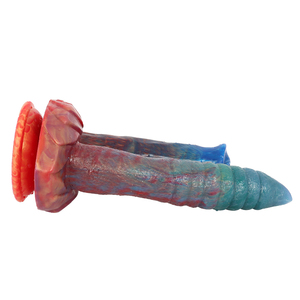 FAAK Rasting Flame Silikon Doppelkopf <span class=keywords><strong>U</strong></span>-Form <span class=keywords><strong>Dildo</strong></span> mit gemischten Farben für Sex Spaß L7014 - Product Image 4