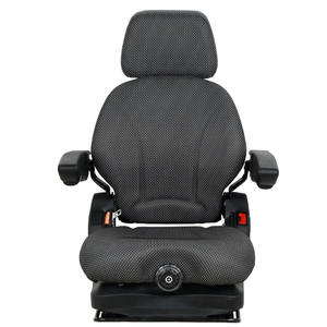 Siège de chariot élévateur universel confortable en PVC avec suspension, ceinture de sécurité, certifié CE/ISO, dossier réglable (70/30), capacité 50-130 kg - Product Image 2