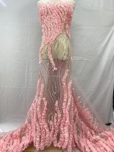 Motivo especial Cuentas de lentejuelas Hatue Couture Lace Faric en color especial - Product Image 5