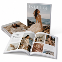 Impression de magazines personnalisés, couleur pleine, couverture souple, reliure parfaite, format A4 A5, brochure pour la promotion de la marque et du marketing des entreprises de mode