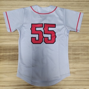 100% poliéster béisbol Jersey sublimación impresión personalizada béisbol Jerseys uniforme de béisbol para el equipo - Product Image 6
