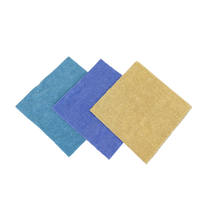 Lot de chiffons de nettoyage réutilisables en microfibre tricotée à séchage rapide, double face, sans peluches, en forme carrée, avec distributeur en sac pour la cuisine