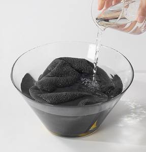 Mercan polar araba havluları-İç/dış Logo baskılı kozmetik kapları için kalın emici tüy bırakmayan temizlik bezleri - Product Image 2