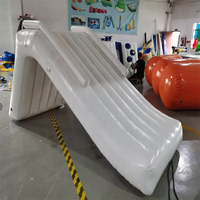 Jeu de parc aquatique gonflable extérieur personnalisé étanche à l'air mini toboggan flottant portable pour adultes et enfants pour piscine